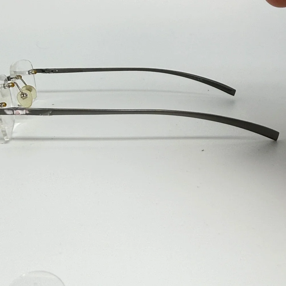 MagniVision Rimless Reading Glasses WL0212 AL 12‎ MWM Gray Metal Frame 21652